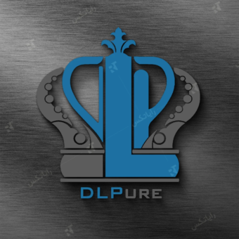 طراحی لوگو وبسایت دانلودی DLPURE توسط رایاتکس